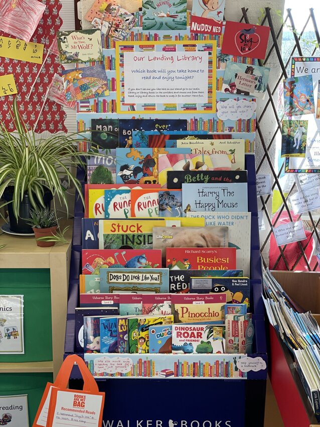 Image of Lower School’s Class Lending Library