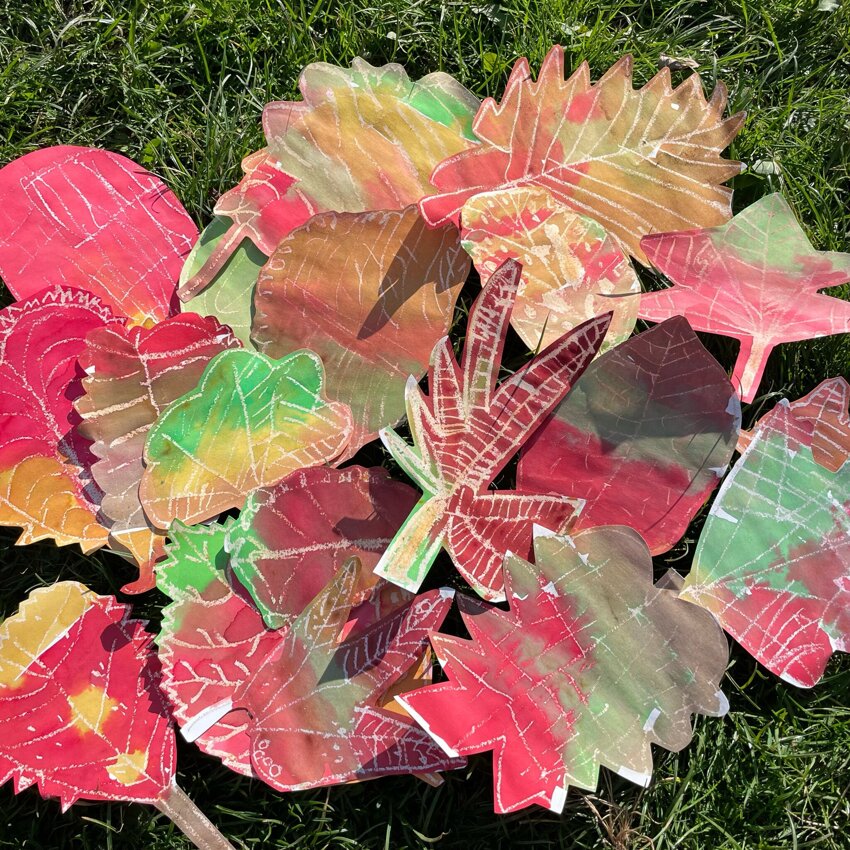 Image of Painting Autumn Leaves 