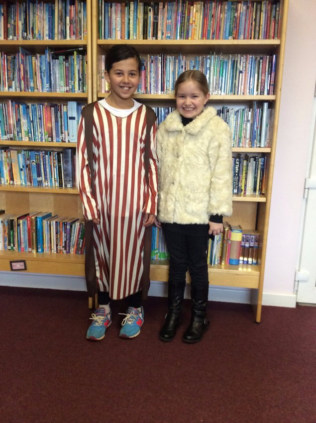 Image of World Book Day 2016- We all came dressed as characters from the Bible