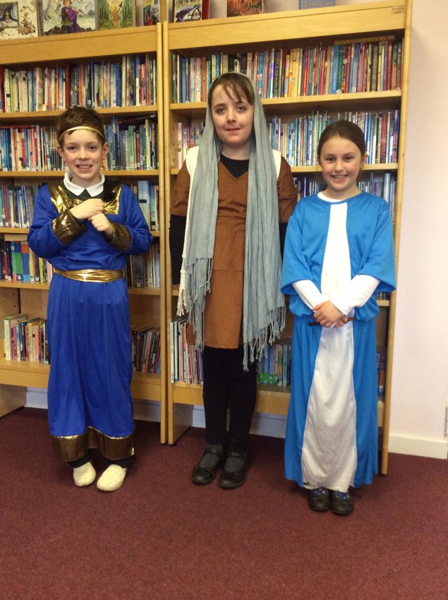 Image of Bible themed characters for World Book Day